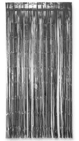 KAPI BANNER FON METALİZE İTHAL SİYAH 1X2 MT PK:1