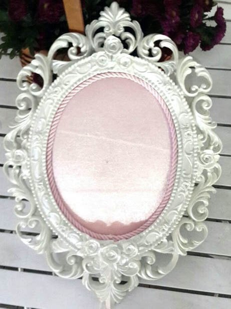 Bebek Odası ; Barok Osmanlı Polyester,Kumaş ( Pembe Kadife ) Kaplı Kapı Süsü Fon