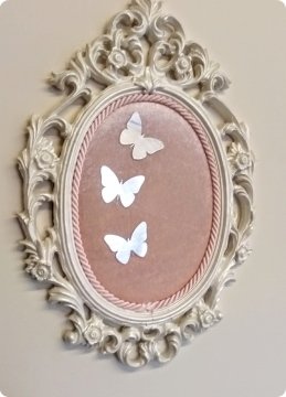 Bebek Odası ; Barok Osmanlı Polyester,Kumaş ( Pembe Kadife ) Kaplı Kapı Süsü Fon
