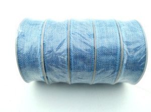3 CM KURDELA JÜT KANAVİÇE MAVİ 10 MT