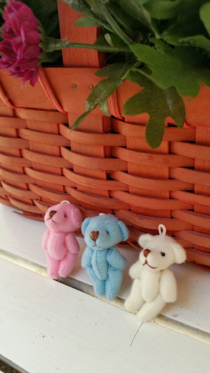 4 cm Peluş Mini tüysüz Ayıcık Paketinde ;