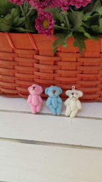 4 cm Peluş Mini tüysüz Ayıcık Paketinde ;