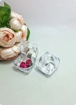 12 li Mercekli Mika Kristal Kutu