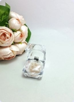 12 li Mercekli Mika Kristal Kutu