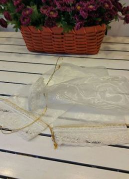 Organze Ağzı Güpürlü Yasin,Kuran Kesesi