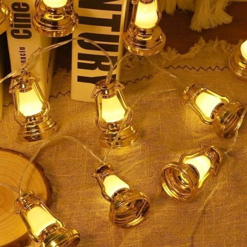 2mt 10 Led Pilli Gün Işığı Ramazan Kandili Led Işık