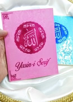 1 Paket 12x16,5 Cm Hediyelik Parlak Bebek Yasin Kitabı