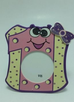 25 ' Lİ 1 yaş gülen Bebek Magnet Çerçeve