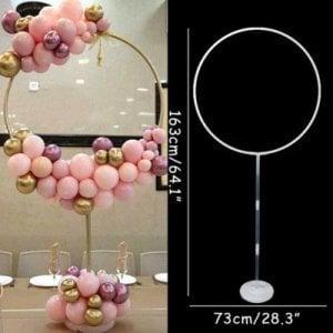 Ayaklı Yuvarlak Balon Standı
