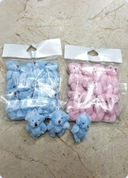 7 Cm Ayıcık (Pembe / Mavi)