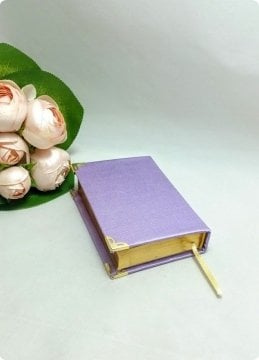 12x8 Cm Osmanlı İpeği Kumaş Kaplı Kuran-ı Kerim