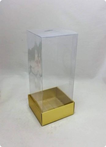 7x7x16 Altı Karton Asetat Dikdörtgen Kutu