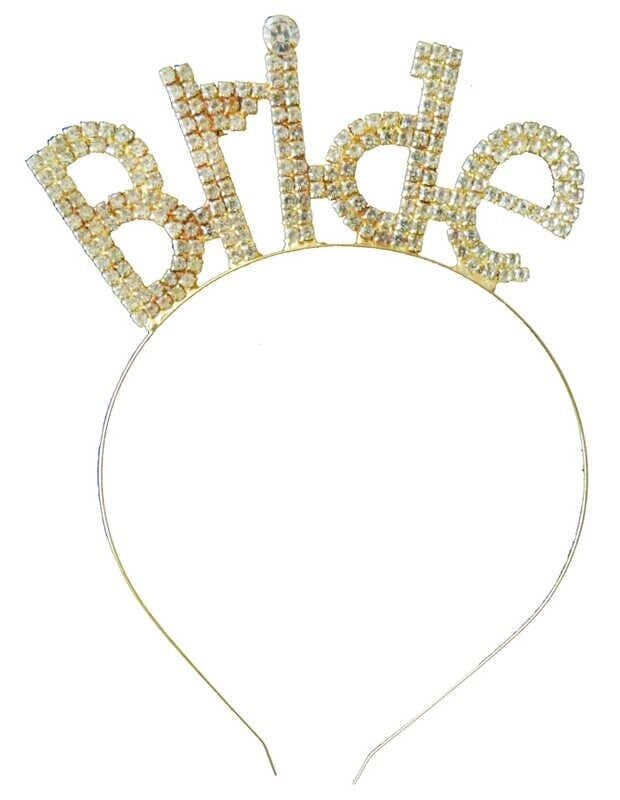 TAÇ METAL TAŞLI BRIDE ALTIN PK:1 KL:250