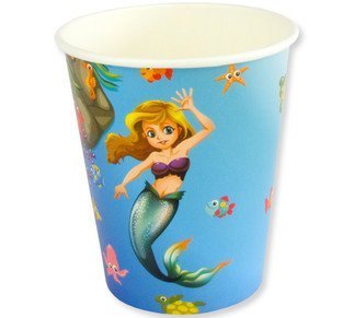 8 Lİ BARDAK DENİZ KIZI KARTON 8OZ