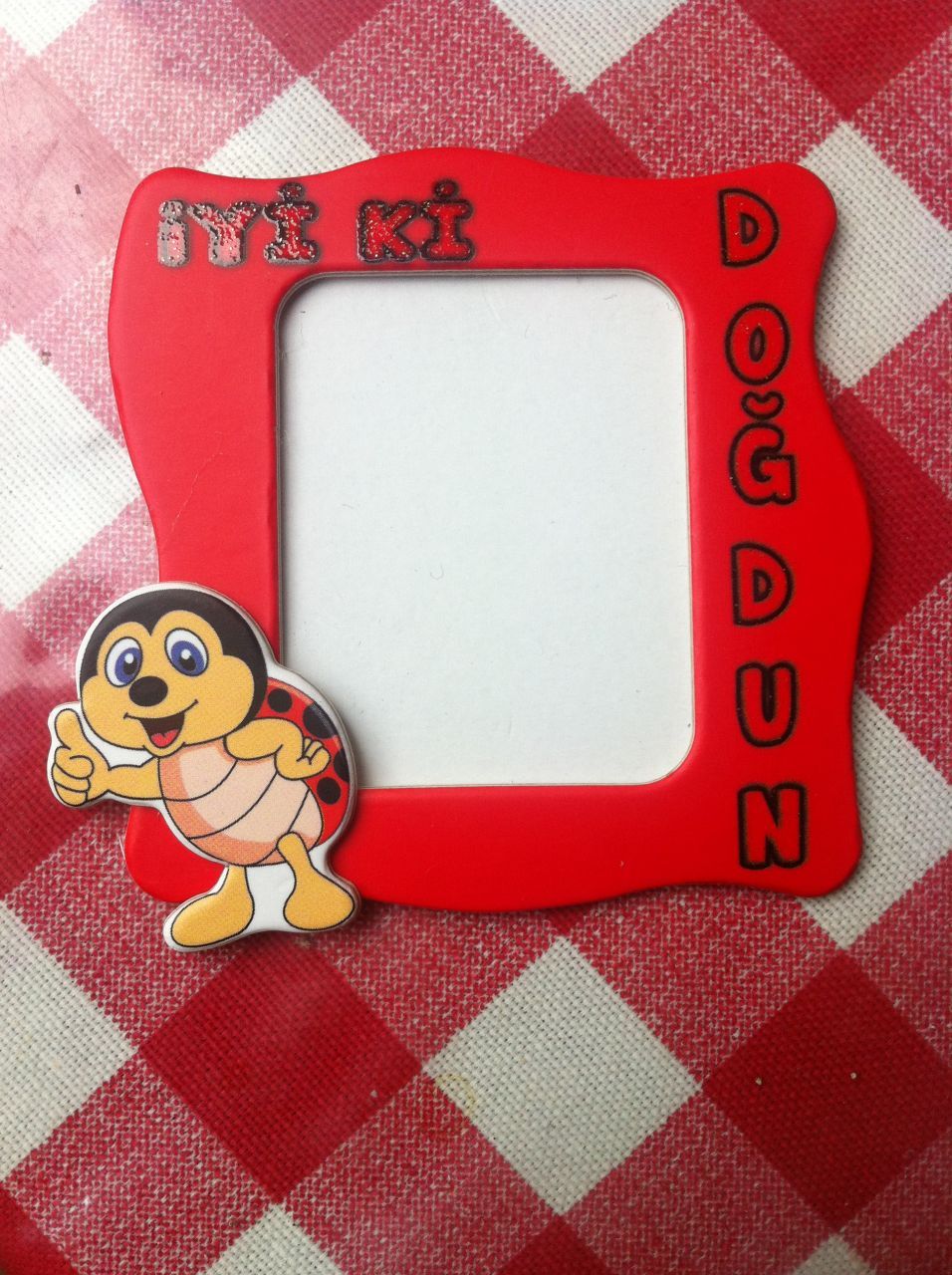 Doğum Günü Magnet Çerçeve ;Tospişli