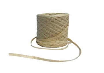 1 Cm Natural Şerit Rafya, Jüt, Hasır, Süsleme İpi 100 Metre