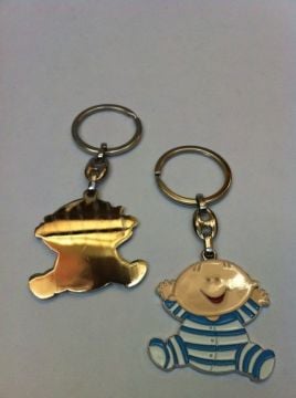 20'Li Pijamalı Bebek Metal Anahtarlık
