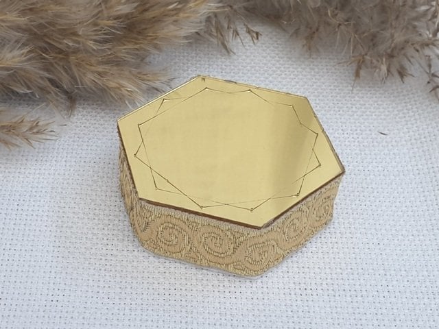 Altıgen KURDELALI yüzük yükselticisi(6*5,5cm)