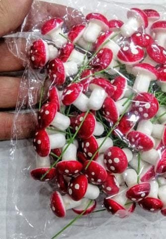 300 lü Saplı Mantar Süs