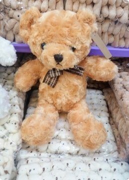 ~35 Cm Boş Süslemesiz Tüylü Peluş Ayıcık