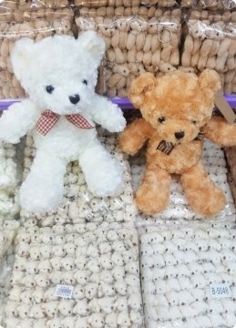 ~35 Cm Boş Süslemesiz Tüylü Peluş Ayıcık