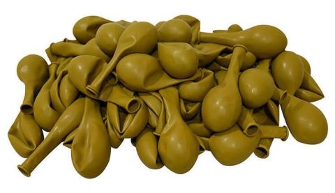 BALON DÜZ 12 İNC HARDAL RENGİ PK:100 KL:50
