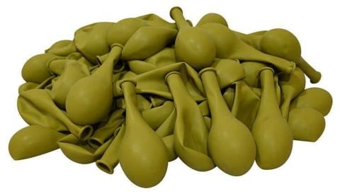 BALON DÜZ 12 İNC ZEYTİN YEŞİLİ PK:100 KL:50