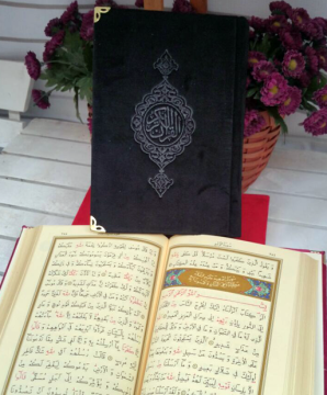 (1Paket) Baskılı Siyah İpek Kadife Kuran-ı Kerim Toptan ( Büyük Cep 12x17x3 cm)