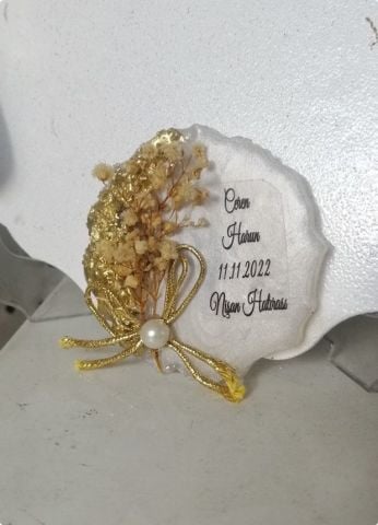 20 Adet Süslü Epoksi Magnet Söz,Nişan,Nikah Hediyelik