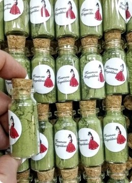 50 li Kına Dolu Mantar Tıpalı Şişe