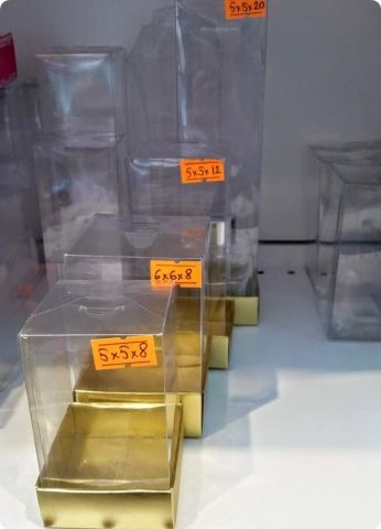 Altı Karton Uzun Asetat Kutu