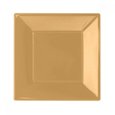8 Li Kare Plastik Tabak 23 cm