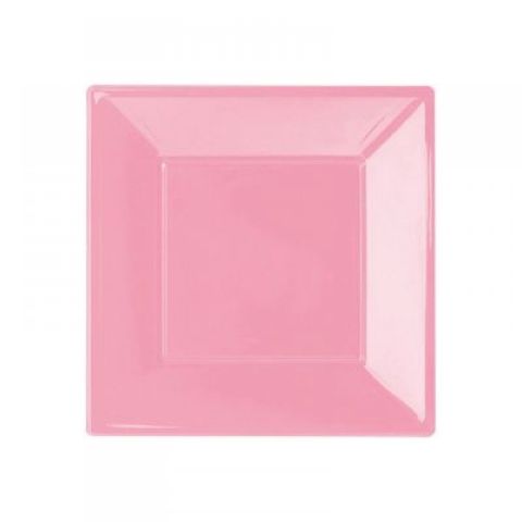 8 Li Kare Plastik Tabak 23 cm