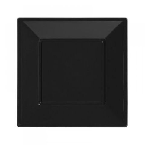 8 Li Kare Plastik Tabak 23 cm