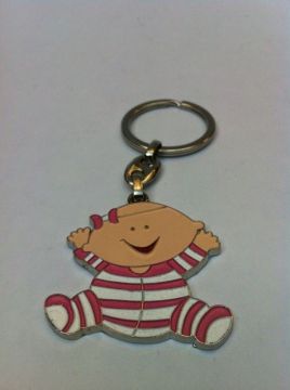 pijamalı bebek metal anahtarlık Pembe 20\'Li
