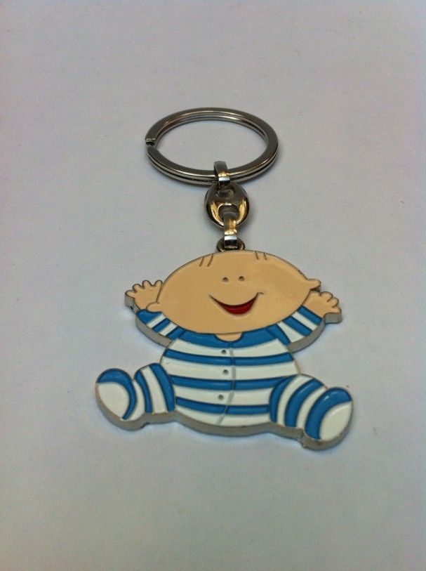 pijamalı bebek metal anahtarlık Mavi 20\'Li