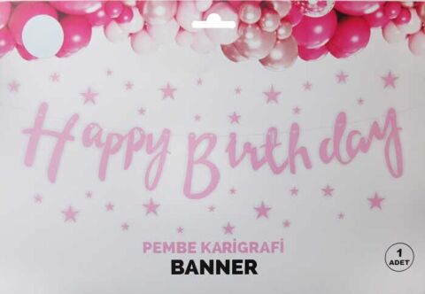 FLAMA HAPPY BRITHDAY PEMBE PK:1 KL:300