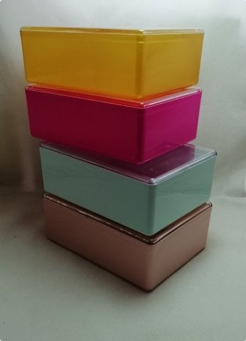 15x20x7,5 Cm Dikdörtgen Mika Renkli Kutu