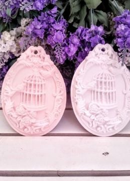 10 Adet Oval Taş (Kafes Figürlü)
