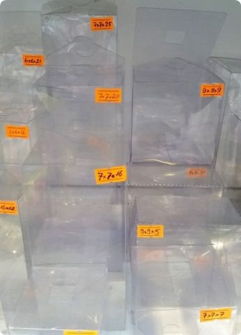 50 Li ( 15x?x? Cm/h ) Full Şeffaf Asetat Kutu