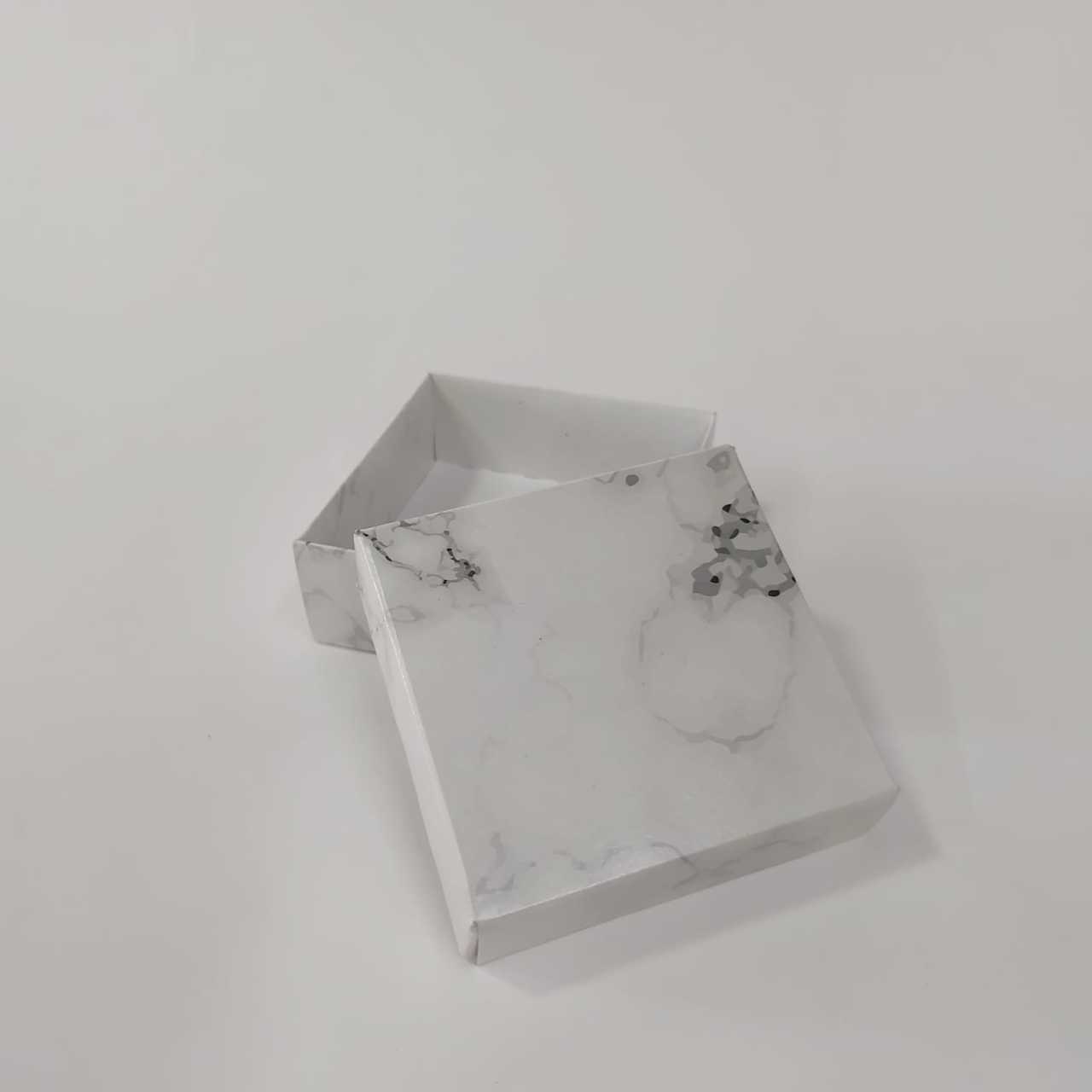50 li 8x8x3 cm Mermer Desenli Komple Karton Kutu