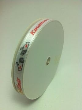 Kına gecemize hoşgeldiniz yazılı  1 cm Saten Kurdela