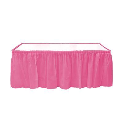 Mavi/Pembe Plastik Masa Eteği