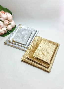 (150 Adet) 10x14 cm Kadife Kumaş Kaplı Yasin i Şerif