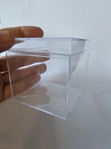 12 li Mika Pleksi Küp Kutu 7x7x7 cm