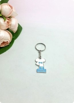 20 Li 1 Yaş Bebek Metal Anahtarlık