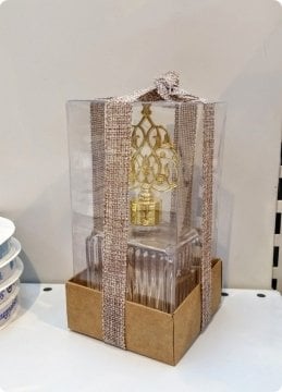 Altı Karton Asetat kutu  50 li