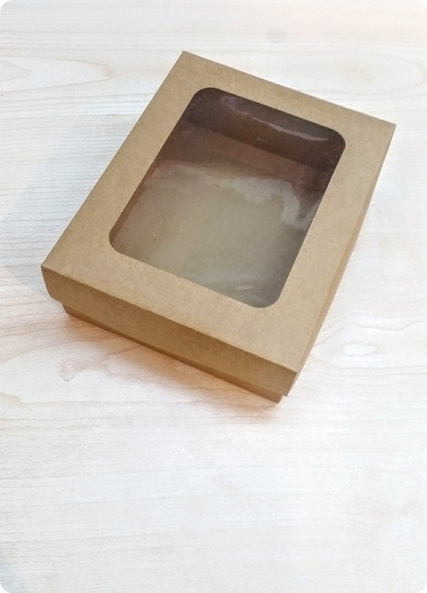 15x12x5 cm Pencereli Karton Asetat Kutu 20 li