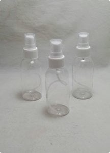 100 cc Spreyli / Fısfıslı Pvc Kolonya Şişesi