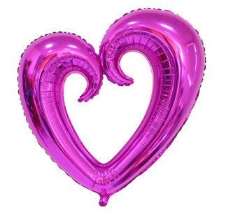 FOLYO BALON KALP ORTASI BOŞ MOR 96X109CM